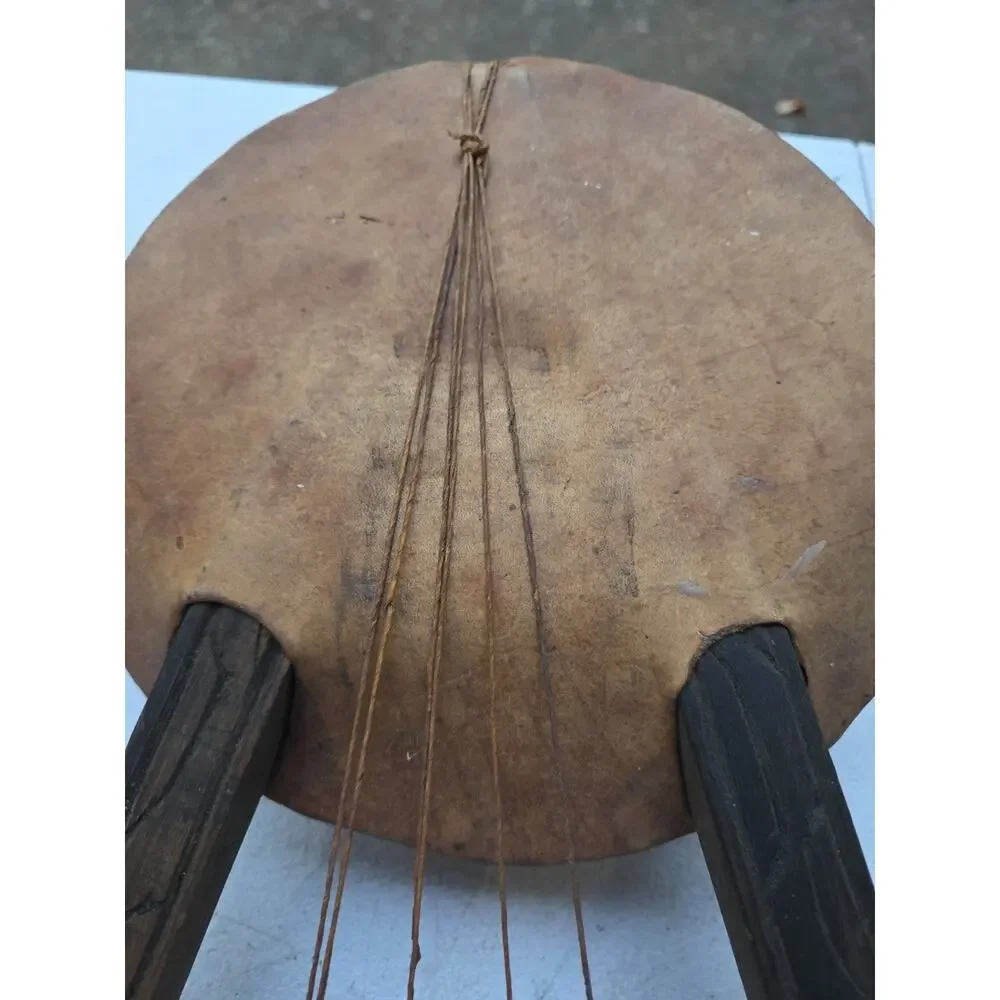 Vintage African Ethiopian String Musical Instrument Folkart